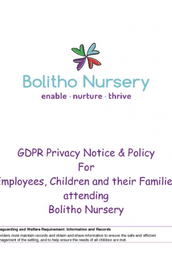 thumbnail of GDPR PRIVACY NOTICE AND POLICY